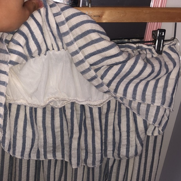 Striped Linen Maxi Skirt Set - Picture 3 of 8